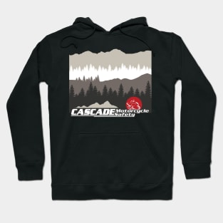 Cascade Motorcycle Safety Logo Tee Hoodie